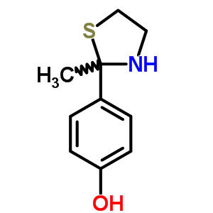 16763-43-2  4-(2-methyl-1,3-thiazolidin-2-yl)phenol