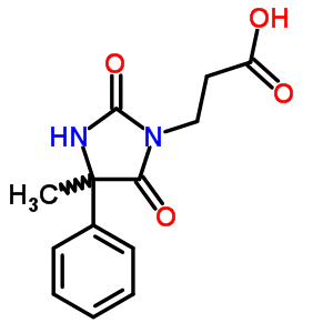 17039-41-7  3-(4-methyl-2,5-dioxo-4-phenylimidazolidin-1-yl)propanoic acid