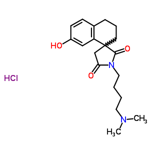 17502-73-7  1'-[4-(dimethylamino)butyl]-7-hydroxy-3,4-dihydro-2H,2'H,5'H-spiro[naphthalene-1,3'-pyrrolidine]-2',5'-dione hydrochloride (1:1)