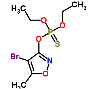 18854-03-0  O-(4-brom-5-metyl-1,2-oksazol-3-yl) O,O-dietylfosforotioat