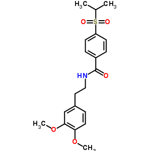 20884-79-1  N-[2-(3,4-dimethoxyphenyl)ethyl]-4-(propan-2-ylsulfonyl)benzamide