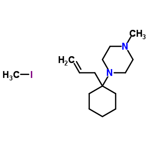 21602-47-1  1-methyl-4-[1-(prop-2-en-1-yl)cyclohexyl]piperazine - iodomethane (1:1)