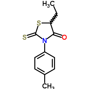 23522-44-3  5-ethyl-3-(4-methylphenyl)-2-thioxo-1,3-thiazolidin-4-one