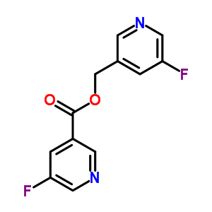 23723-27-5  (5-fluoropyridin-3-yl)methyl 5-fluoropyridine-3-carboxylate