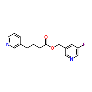 23723-35-5  (5-fluoropyridin-3-yl)methyl 4-(pyridin-3-yl)butanoate