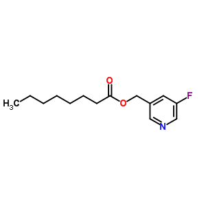 23723-43-5  (5-fluoropyridin-3-yl)methyl octanoate