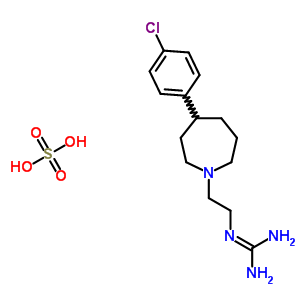 2847-70-3  2-{2-[4-(4-chlorophenyl)azepan-1-yl]ethyl}guanidine sulfate (1:1)