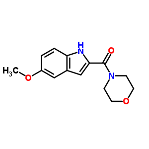 28837-77-6  (5-methoxy-1H-indol-2-yl)(morpholin-4-yl)methanone