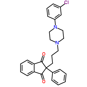 31518-94-2  2-{3-[4-(3-chlorophenyl)piperazin-1-yl]propyl}-2-phenyl-1H-indene-1,3(2H)-dione