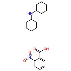 34067-47-5  2-nitrobenzoic acid - N-cyclohexylcyclohexanamine (1:1)