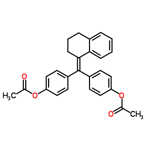 36415-57-3  (3,4-dihydronaphthalen-1(2H)-ylidenemethanediyl)dibenzene-4,1-diyl diacetate