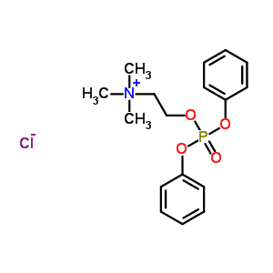 39625-04-2  2-[(diphenoxyphosphoryl)oxy]-N,N,N-trimethylethanaminium chloride