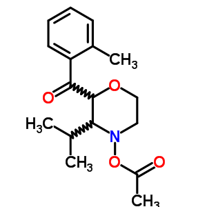 4006-72-8  [4-(acetyloxy)-3-(propan-2-yl)morpholin-2-yl](2-methylphenyl)methanone