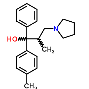 4150-96-3  2-methyl-1-(4-methylphenyl)-1-phenyl-3-(pyrrolidin-1-yl)propan-1-ol