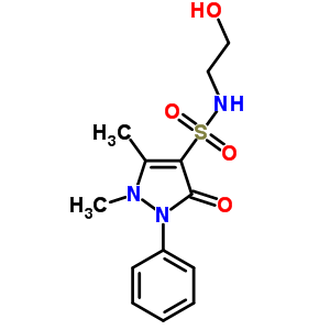 4684-89-3  N-(2-hydroxyethyl)-1,5-dimethyl-3-oxo-2-phenyl-2,3-dihydro-1H-pyrazole-4-sulfonamide