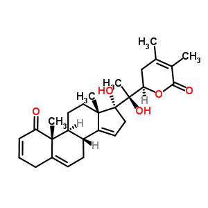 50932-24-6  (22R)-17,20-dihydroxy-22,26-epoxyergosta-2,5,14,24-tetraene-1,26-dione