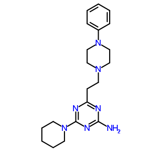 7313-19-1  4-[2-(4-phenylpiperazin-1-yl)ethyl]-6-(piperidin-1-yl)-1,3,5-triazin-2-amine