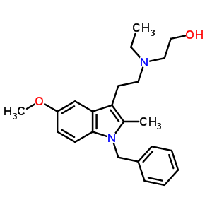 7349-42-0  2-{[2-(1-benzyl-5-methoxy-2-methyl-1H-indol-3-yl)ethyl](ethyl)amino}ethanol