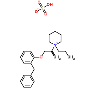 7387-97-5  1-[1-(2-benzylphenoxy)propan-2-yl]-1-propylpiperidinium hydrogen sulfate