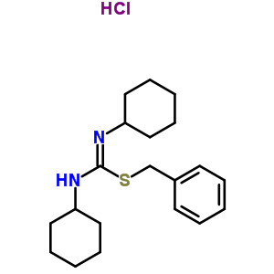 14153-86-7  benzyl N,N'-dicyclohexylcarbamimidothioate hydrochloride (1:1)