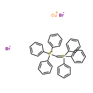 20745-98-6  copper(1+) triphenyl[(triphenyl-lambda~5~-phosphanylidene)methyl]phosphonium bromide (1:1:2)