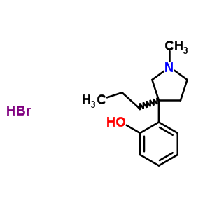 2409-79-2  2-(1-methyl-3-propylpyrrolidin-3-yl)phenol hydrobromide (1:1)