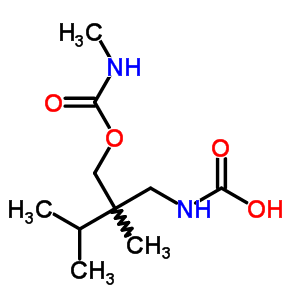 25384-94-5  (2,3-dimethyl-2-{[(methylcarbamoyl)oxy]methyl}butyl)carbamic acid