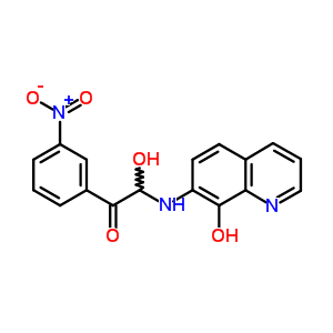 26866-70-6  2-hydroxy-2-[(8-hydroxyquinolin-7-yl)amino]-1-(3-nitrophenyl)ethanone