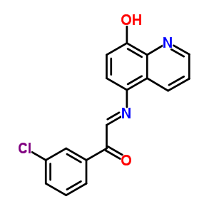 26873-14-3  (2E)-1-(3-chlorophenyl)-2-[(8-hydroxyquinolin-5-yl)imino]ethanone
