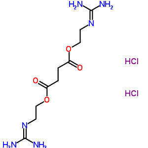 28242-19-5  bis{2-[(diaminomethylidene)amino]ethyl} butanedioate dihydrochloride