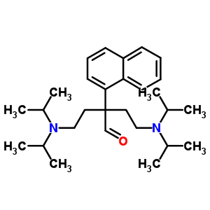 30121-12-1  4-(dipropan-2-ilamino)-2-[2-(dipropan-2-ylamino)etil]-2-(naftaleno-1-il)butanal