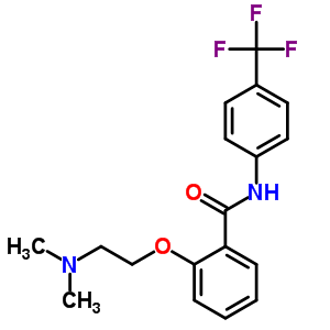 33351-06-3  2-[2-(dimethylamino)ethoxy]-N-[4-(trifluoromethyl)phenyl]benzamide
