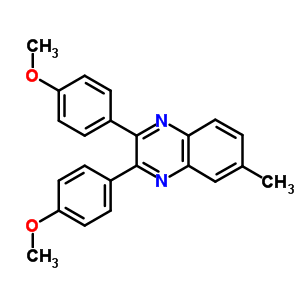 36305-63-2  2,3-bis(4-methoxyphenyl)-6-methylquinoxaline