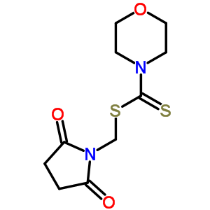38221-39-5  (2,5-dioxopyrrolidin-1-yl)methyl morpholine-4-carbodithioate