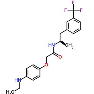 40256-88-0  2-[4-(ethylamino)phenoxy]-N-{1-[3-(trifluoromethyl)phenyl]propan-2-yl}acetamide