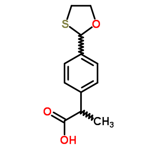 43153-11-3  2-[4-(1,3-oxathiolan-2-yl)phenyl]propanoic acid