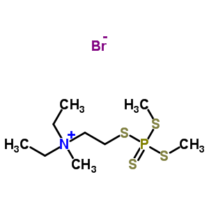 4936-68-9  2-{[bis(methylsulfanyl)phosphorothioyl]sulfanyl}-N,N-diethyl-N-methylethanaminium bromide