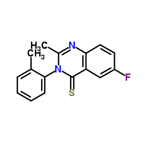 49579-43-3  6-fluoro-2-methyl-3-(2-methylphenyl)quinazoline-4(3H)-thione