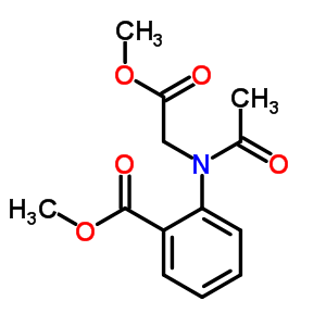 5446-19-5  methyl 2-[acetyl(2-methoxy-2-oxoethyl)amino]benzoate