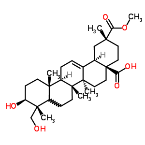 54928-05-1  (3beta,5xi,18alpha)-3,23-dihydroxy-29-methoxy-29-oxoolean-12-en-28-oic acid