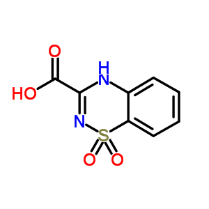 57864-78-5  4H-1,2,4-benzothiadiazine-3-carboxylic acid 1,1-dioxide