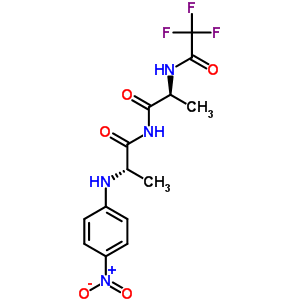 68739-16-2  (2S)-2-[(4-nitrophenyl)amino]-N-{(2S)-2-[(trifluoroacetyl)amino]propanoyl}propanamide (non-preferred name)