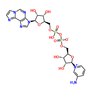 82773-63-5  [(2R,3S,4R,5R)-5-(3-aminopyridin-1-ium-1-yl)-3,4-dihydroxy-tetrahydrofuran-2-yl]methyl [[(2R,3S,4R,5R)-3,4-dihydroxy-5-imidazo[2,1-f]purin-3-yl-tetrahydrofuran-2-yl]methoxy-hydroxy-phosphoryl] phosphate