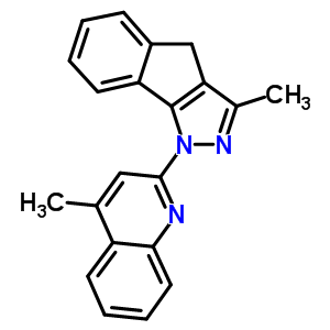 130946-61-1  3-methyl-1-(4-methylquinolin-2-yl)-1,4-dihydroindeno[1,2-c]pyrazole