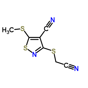 24306-38-5  3-[(cyanomethyl)sulfanyl]-5-(methylsulfanyl)-1,2-thiazole-4-carbonitrile