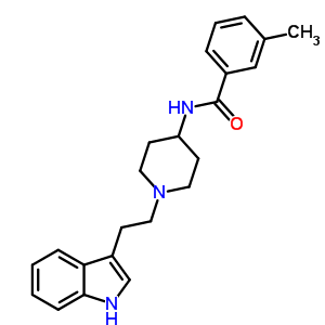 26844-26-8  N-{1-[2-(1H-indol-3-yl)ethyl]piperidin-4-yl}-3-methylbenzamide