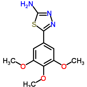 28004-59-3  5-(3,4,5-trimethoxyphenyl)-1,3,4-thiadiazol-2-amine