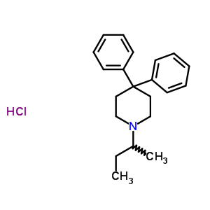 35879-48-2  1-(butan-2-yl)-4,4-diphenylpiperidine hydrochloride (1:1)