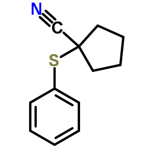 36638-54-7  1-(phenylsulfanyl)cyclopentanecarbonitrile