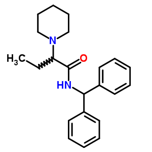 37390-25-3  N-(diphenylmethyl)-2-(piperidin-1-yl)butanamide